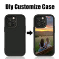 Custom Black Case For iPhone 11 12 13 14 15 16 17 Pro Max SE 2020 2022 X XS XR 17Air 12/13Mini 7 8 Plus 16e TPU Soft Shell Cover