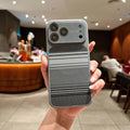 K6 Luxury Carbon Fiber Pattern With Lens Protection Phone Case For iPhone 17 16 15 14 13 Pro Max Magnetic Wireless Charge Capa