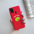 For Samsung Galaxy A21S Case Silicone Soft TPU Fundas Bumper for Samsung A21S Case A217F A 21S A21 S 6.5" phone Back Cover cases