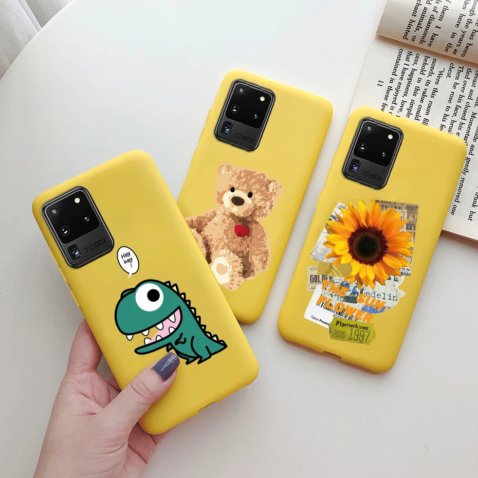 Case For Samsung Galaxy S20 S 20 Ultra Plus Silicone Painting cute Soft Slim Case Cover For Samsung S20 Plus Ultra Phone Cases