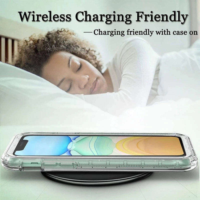 Full Body 360 Front Back Phone Case For iPhone 17 16 16E 15 12 11 13 14 17 Pro Max Air MINI XS X XR XSMAX SE 8 7 6 Plus Cover