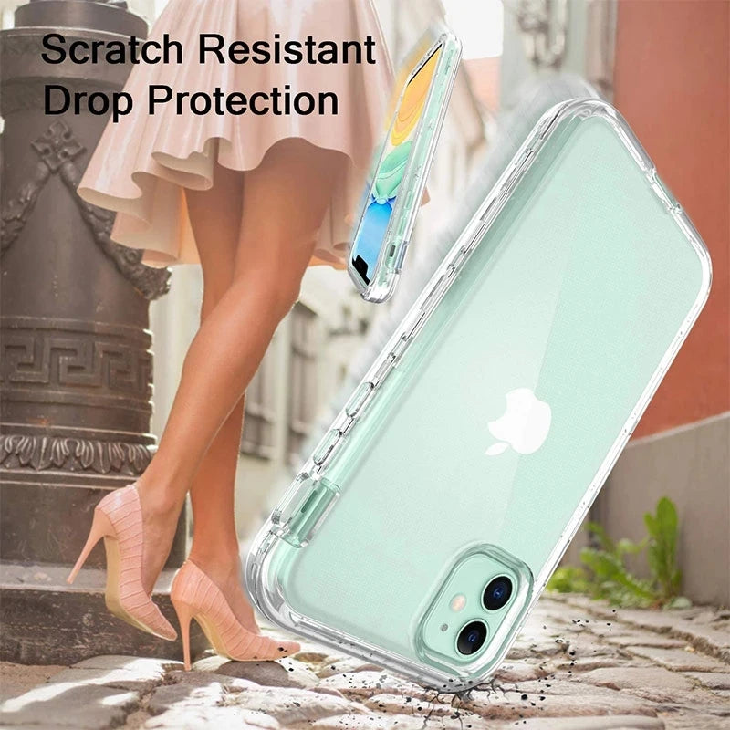 Full Body 360 Front Back Phone Case For iPhone 17 16 16E 15 12 11 13 14 17 Pro Max Air MINI XS X XR XSMAX SE 8 7 6 Plus Cover