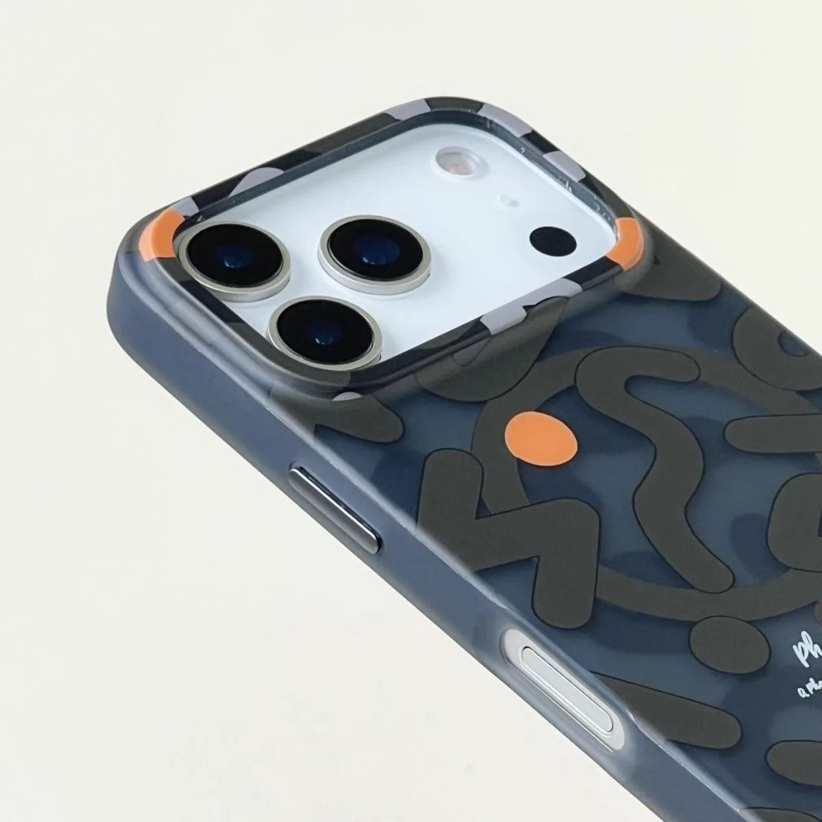 Creative Doodle Magnetic Wireless Charging Case for iPhone 17 Air 16 15 14 13 12 Pro Max 11 Matte Shockproof for Magsafe Cover