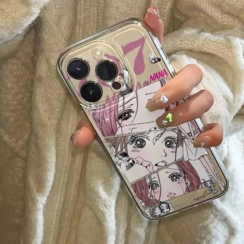 Anime Beautiful Girl Nana Phone Case For Tecno Spark Go 30C 10 Camon 40 30 20 19 Pova 7 6 5 4 Pro itel S23 A70 4G 5G Clear TPU