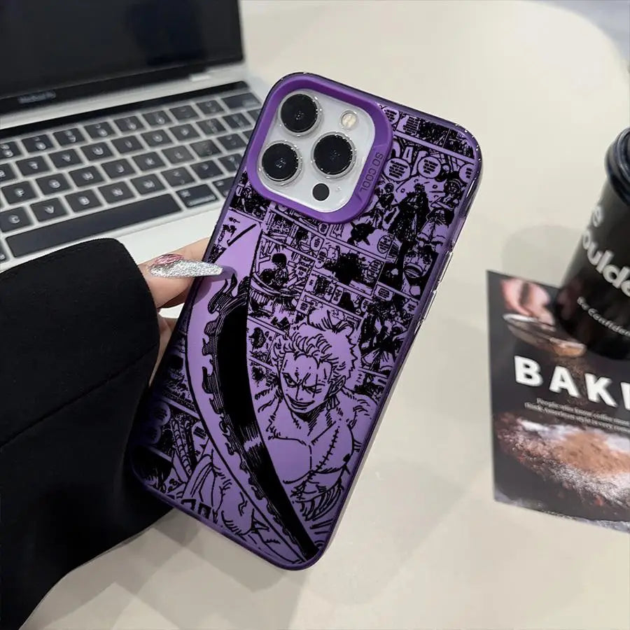 One Piece Luffy Zoro  Matte Phone Case for Huawei Honor X5c X9d X6c X7d 400 200 90 X6b X7a X9a X5 X8a X9b X7b X9C X5C Smart Lite