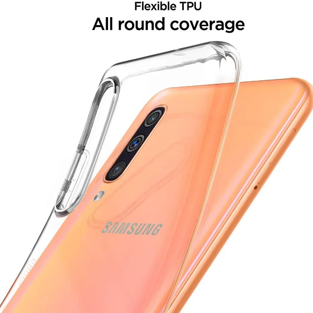 Clear Phone Case For Samsung Galaxy A50 A10 A10S A20 A20S A20E A30 A40 A30S A50S A70 Silicone Back Cover Fundas