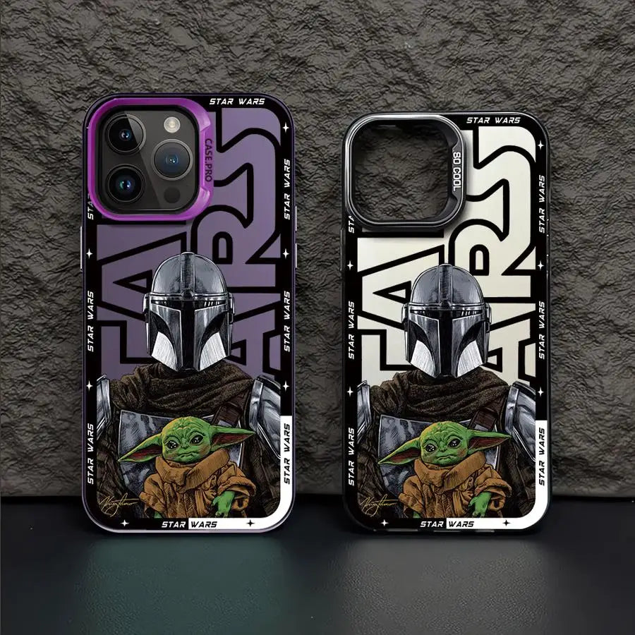 Luxury Stars W-Wars Case for iPhone 17 Pro Max 13 Pro 16 11 XR 15 Plus XS 14 12 Air Back Phone Cover