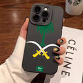 Kingdom Of Saudi Arabia Flag Phone Case For iPhone 13 16 15 14 12 11 Pro Max XS X XR 7 8 Plus SE2 Shockproof Soft Silicone Cover