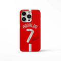 Luxury R-Ronaldos Football Jersey Phone Case for iPhone 17 16 15 14 13 12 11 Air Pro Max X XS 7 8 Plus Glossy Film Hard PC Cover