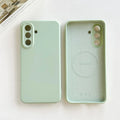 Original Liquid Silicone Magnetic Case For Samsung Galaxy S26 S25 S24 S 26 Ultra Plus S26Ultra Cases Wireless Charge Soft Cover