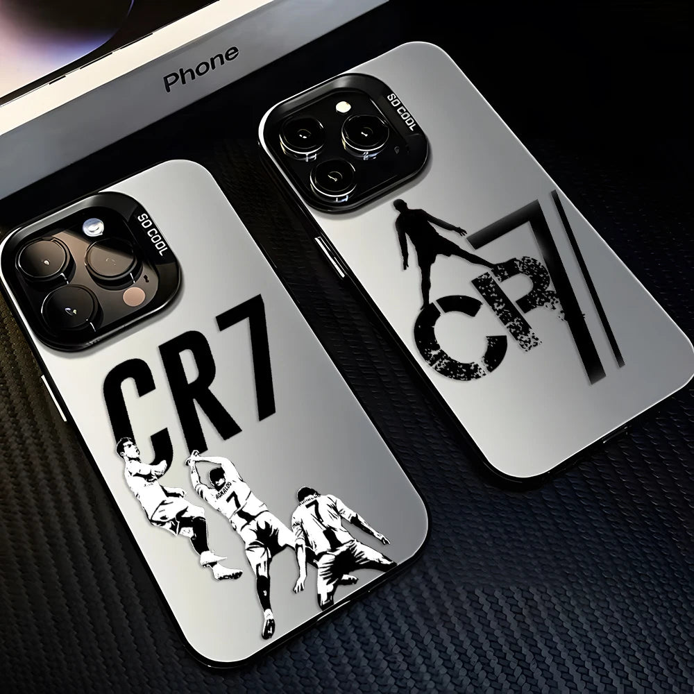 Football Star CR7 Phone Case for Samsung Galaxy S26 S25 S24 S23 S22 S21 S20 Note20 FE Ultra Edge Plus 5G Anti Fall Matte Cover