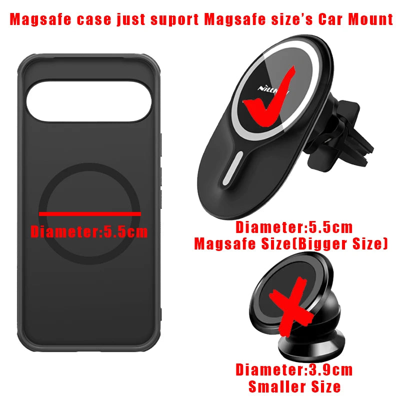 Nillkin For iPhone 16 17 Pro Max / Air 16e Magnetic Case Super Frosted Pro Magsafe TPU+PC Protection Back Cover For iPhone Air