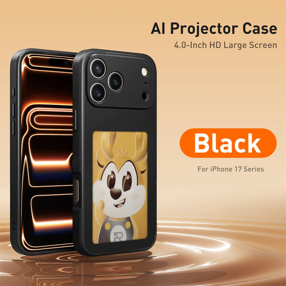 NFC Function AI Phone Cases For iPhone 17 Pro Max ink Screen DIY Luxury E ink Screen Display Customized Phone Case