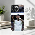F-Football Star V-Vini Jr Phone Case For iPhone 17,16,15,14,13,12,11 Plus,Pro Max,XS,Colorful Silver Black Cover