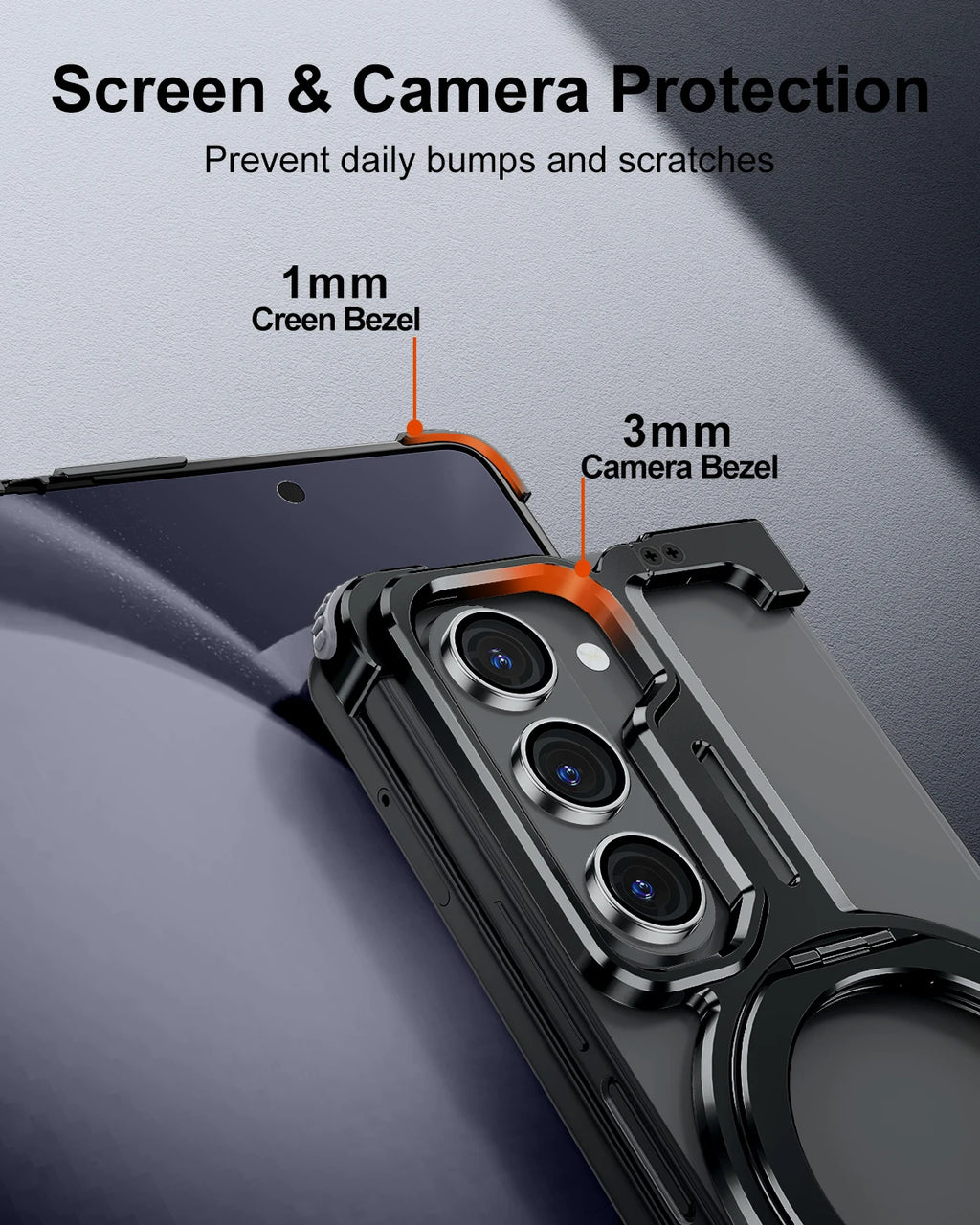 Eary Frameless Case for Samsung Galaxy Z Fold 7 for Magsafe 360°Rotation Stand Magnetic Wireless Charging Aluminum Phone Cover