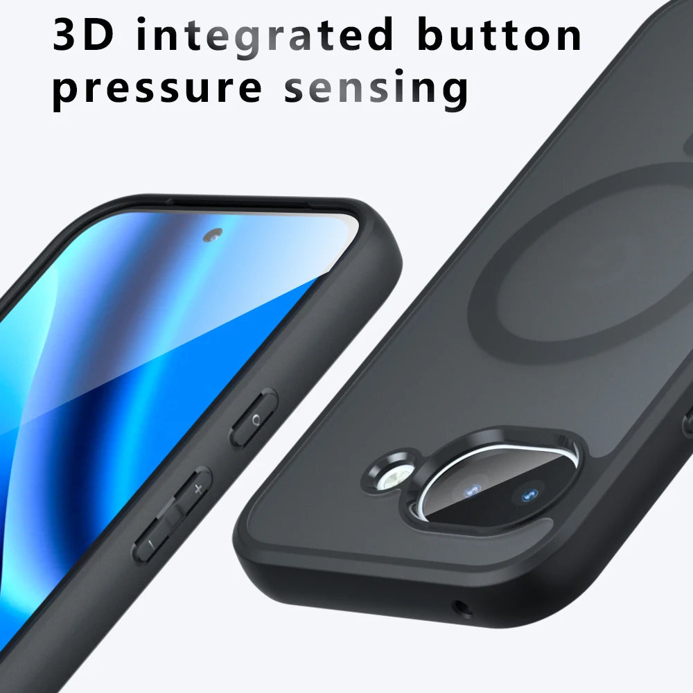 For Magsafe Magnetic Wireless Charging Case For Google Pixel 10A Pixel10A 5G Shockproof Back Cover Coque
