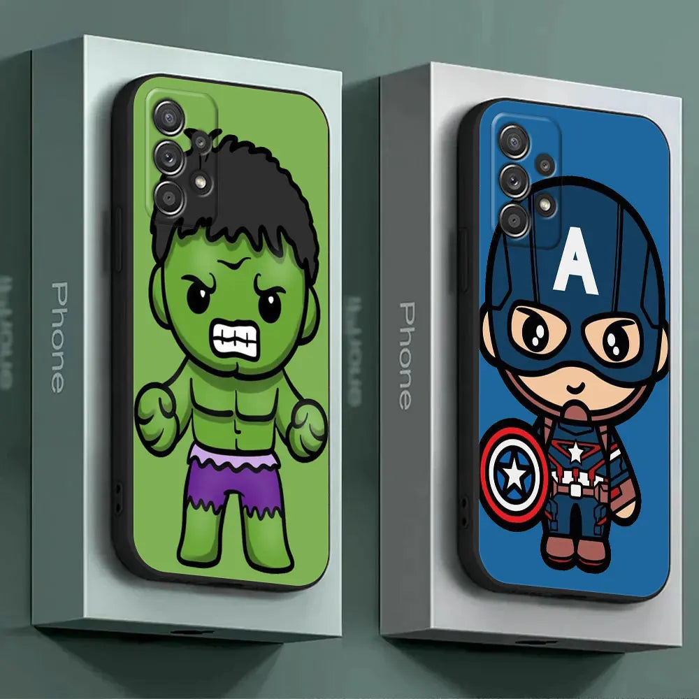 Marvel Avengers Ironman Groot Phone Case For Samsung Galaxy A17 A57 A37 5G A07 A55 A54 A34 A35 A25 A15 A56 A36 A26 A16 A06 Cover