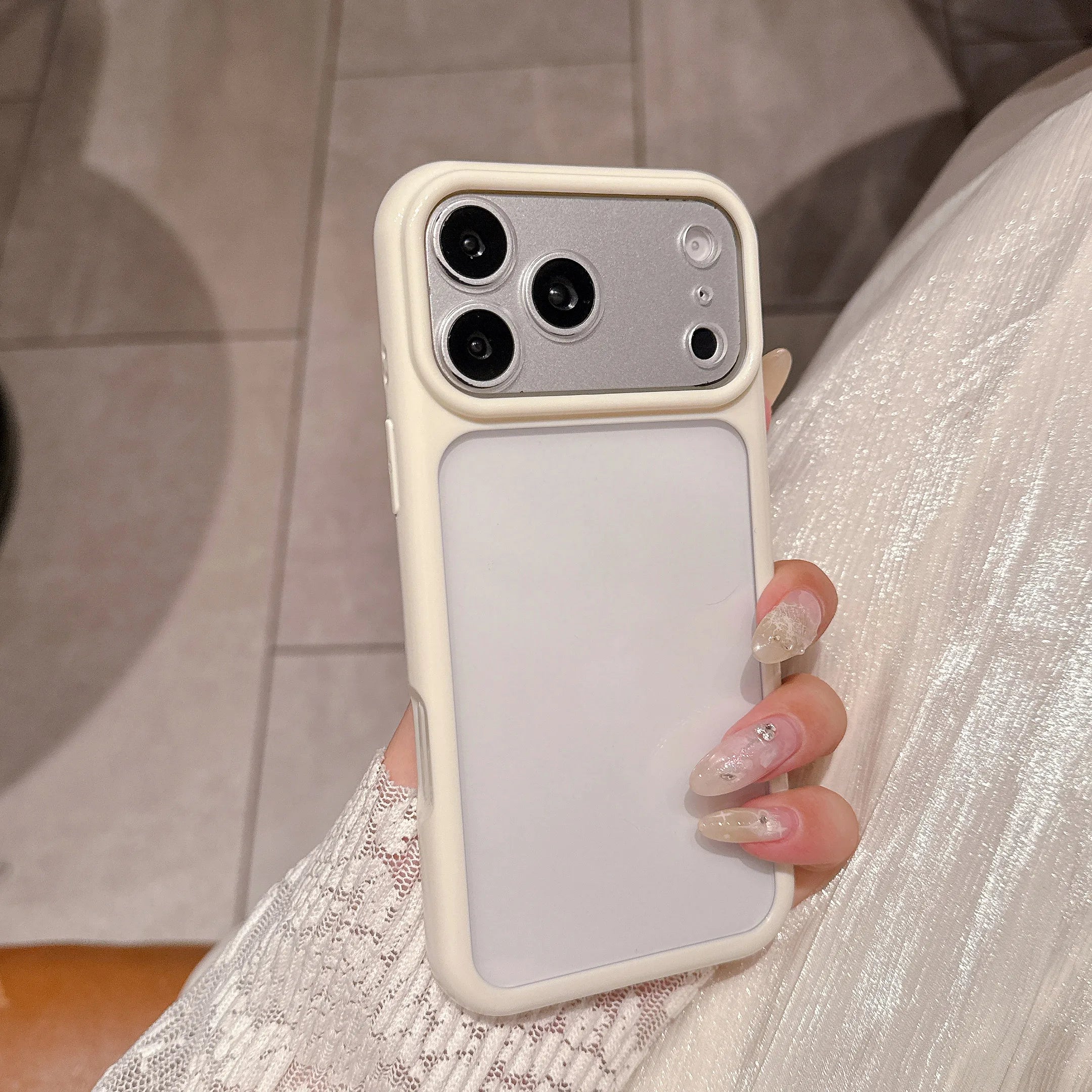 Bright Color Fluorescent Soft Bumper Phone Case For Apple iPhone 17 16 15 14 13 Pro Max Hard Clear Shockproof Back Cover