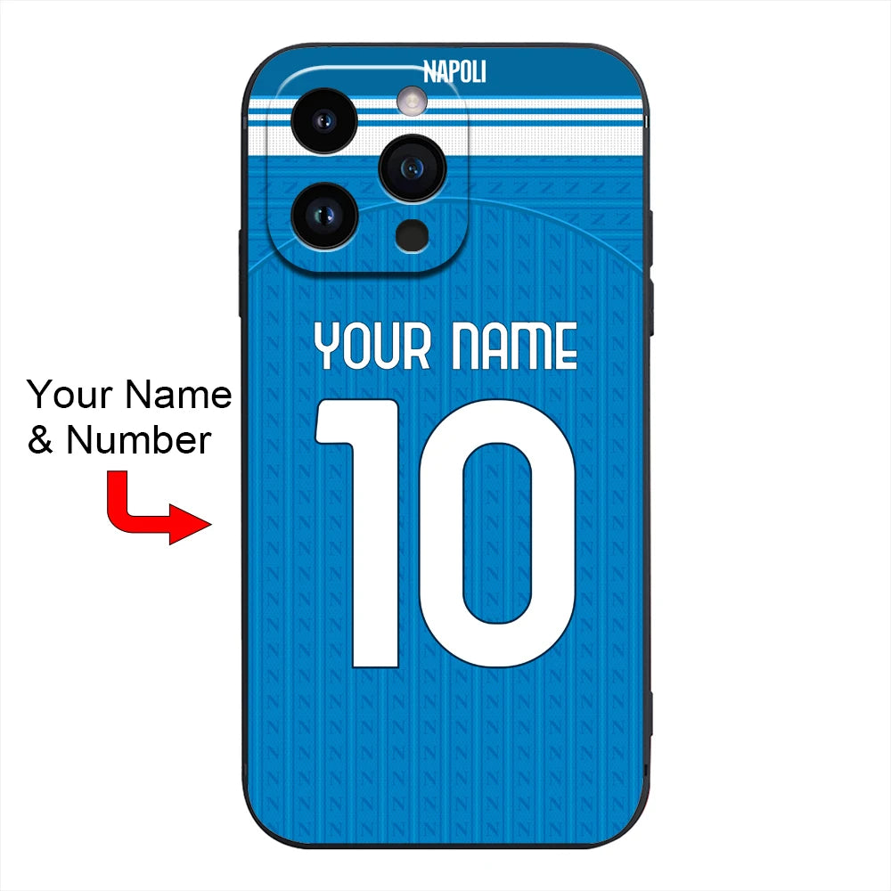 25 Italy Napoli Maradona PARTENOPEI Cover Case for iPhone 17 Air 16 15 14 Pro Max 13 12 11 Mini X XS XR 7 8 6S Plus SE
