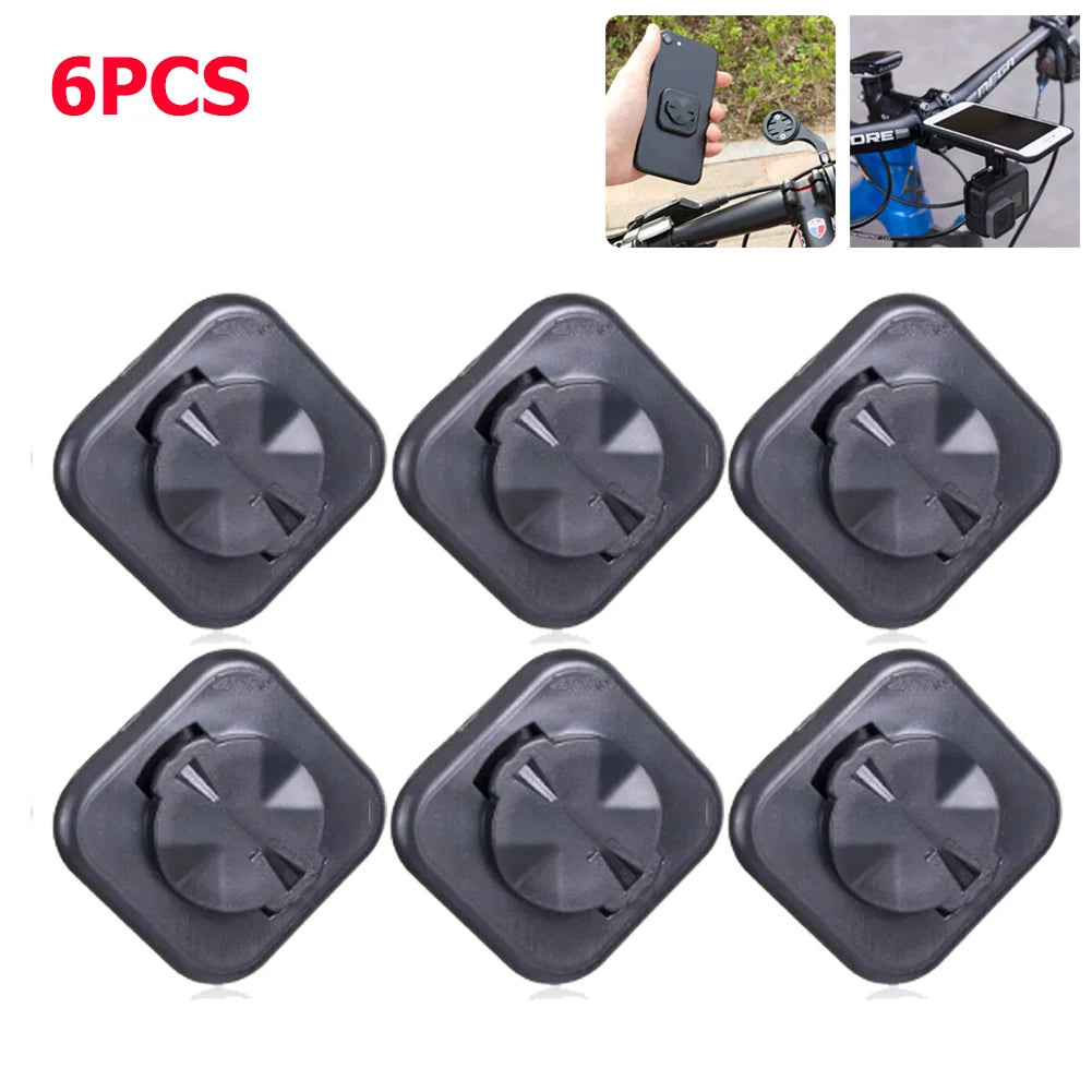 1-10pc Bicycle Mobile Phone Sticker Holder Bike Mount Cycling Computer Holder Support Stand Back Button Paste Adapter For GARMIN