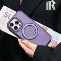 360° Rotate metal bracket magnetic charging phone case for iPhone 16 15 14 13 12 11 Pro Max Titanium gray magsafe hard cover