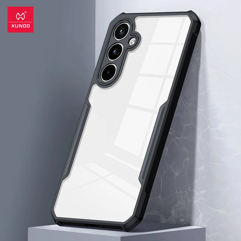 Xundd Case For Samsung Galaxy A35 A55 5G A56 A36 A57 A37 A27 5G Airbag Shockproof Shell Camera Protection Back Transparent Cover