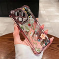 Flower Phone Case For Google Pixel 8 7 10 9 Pro XL 10A 9A 8A 7A 9Pro Pixel9 A Plating Floral Cute New Design Shockproof Casing