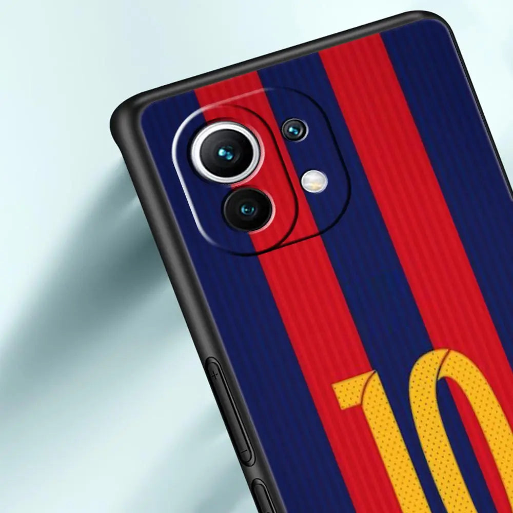 Football 10 Player Phone Case Cover for Xiaomi Mi 17 15 14 13 12 11 Ultra 15T 14T 13T 12T 11T Pro Lite 5G Soft TPU Shell Fundas