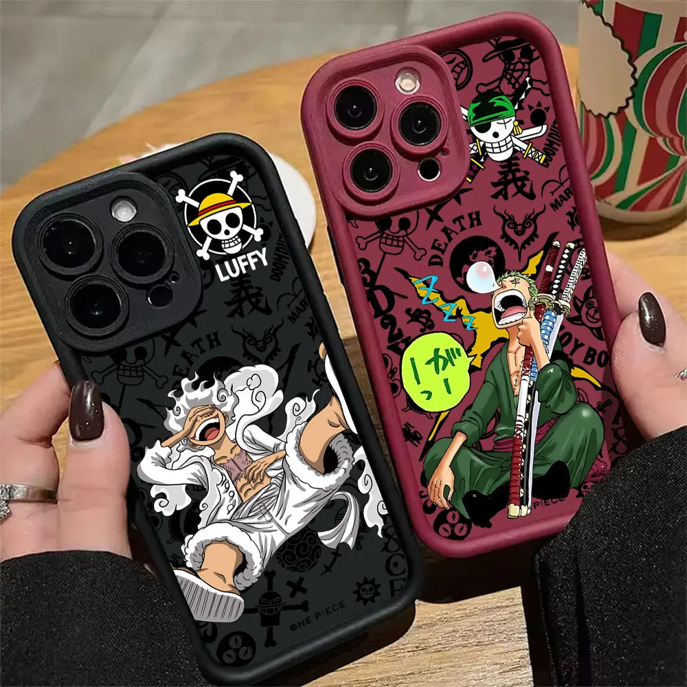 Anime O-Ones Pieces Luffys Zoros Phone Case for Oppo Find X9 A6S A60 A98 A78 A58 A38 A57 A76 A94 A54 A79 F29 F31 Pro Plus 4G 5G