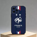 Tricolor National Flag And France Phone Case For IPhone 17,16,15,14,13,12,11 Plus,Pro Max,XS,Soft Silicone Black Cover
