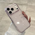 Luxury Bling Glitter Clear Case For iPhone 13 14 15 16 17 Pro Max Air Plus Fashion Shockproof Transparent Soft Silicone Cover
