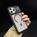 Luxury Armor Magnetic Phone Case For iPhone 17 13 12 14 16 15 Pro Max Plus For Magsafe Acrylic Heat Dissipation Shockproof Cover