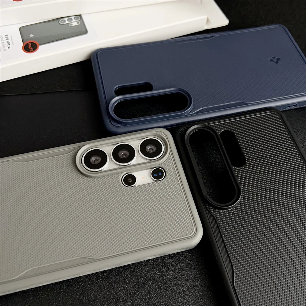 Spigen For Samsung Galaxy S25 Ultra S26 Ultra S26 Plus Granular Texture Matte Magnetic Soft Case For Magsafe Shockproof Cover
