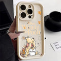 Autumn Winnie The Pooh Leaves Case For Apple iPhone 17E 15 16 14 13 12 11 17 Pro Max 17 Air 16 Plus 16E Phone Protective Cover