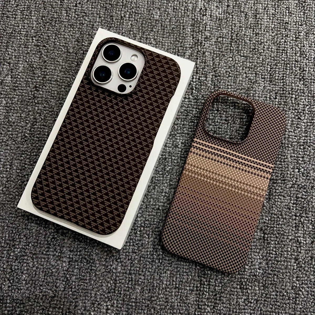 Slim Frameless Carbon Fibre Sunset PC For Magsafe Magnetic Case For iPhone 17 Air 16 Plus 15 14 13 12 Pro Max Shockproof Cover
