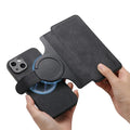 2 in 1 Magnetic Flip Leather Case for IPhone 17 Air 16 E 15 14 13 12 Pro Max Plus 17Air 16E 17Pro I17 Magsafe Card Wallet Cover