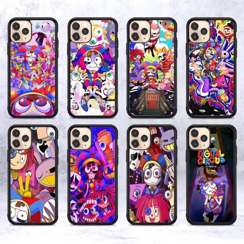 Funny A-Amazing D-Digital C-Circus Phone Case For IPhone 16 E 16 15 14 Plus 17 13 12 11 Pro Max TPU+PC Shockproof Cover