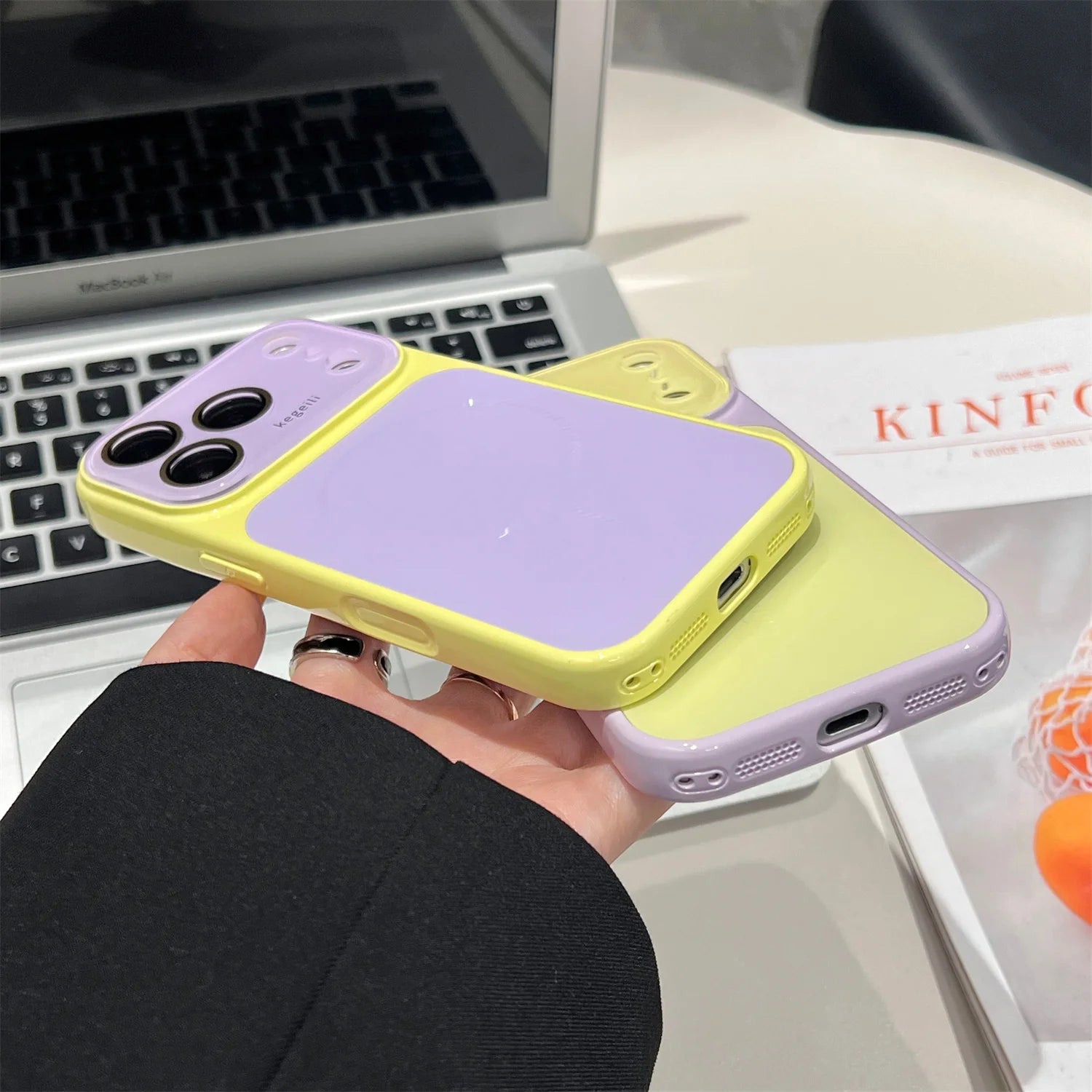 Candy Colour Large Window Matte Soft Silicone Phone Case for IPhone 17 16 15 14 13 12 Pro Max for Magsafe Magnetic Cover