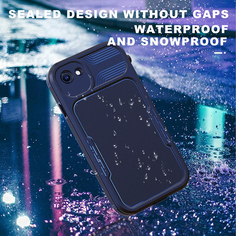 for iPhone SE 2022 Case Waterproof Shockproof Diving Coque Full Body Protective Cover For iPhone SE 3 2022 7 8 Underwater Case