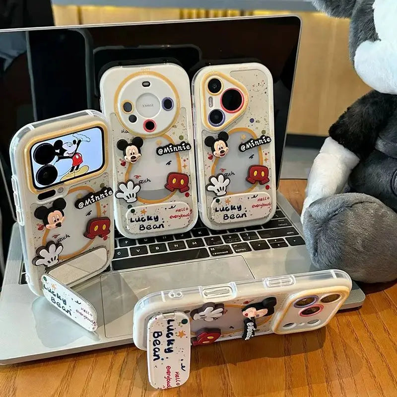 2026 New Cute Mickey Mouse Pro Very Silicone Phone Case Cover for IPhone 17 16 15 14 13Pro 12 11 13 XSMax 6 7 8 Birthday Gift