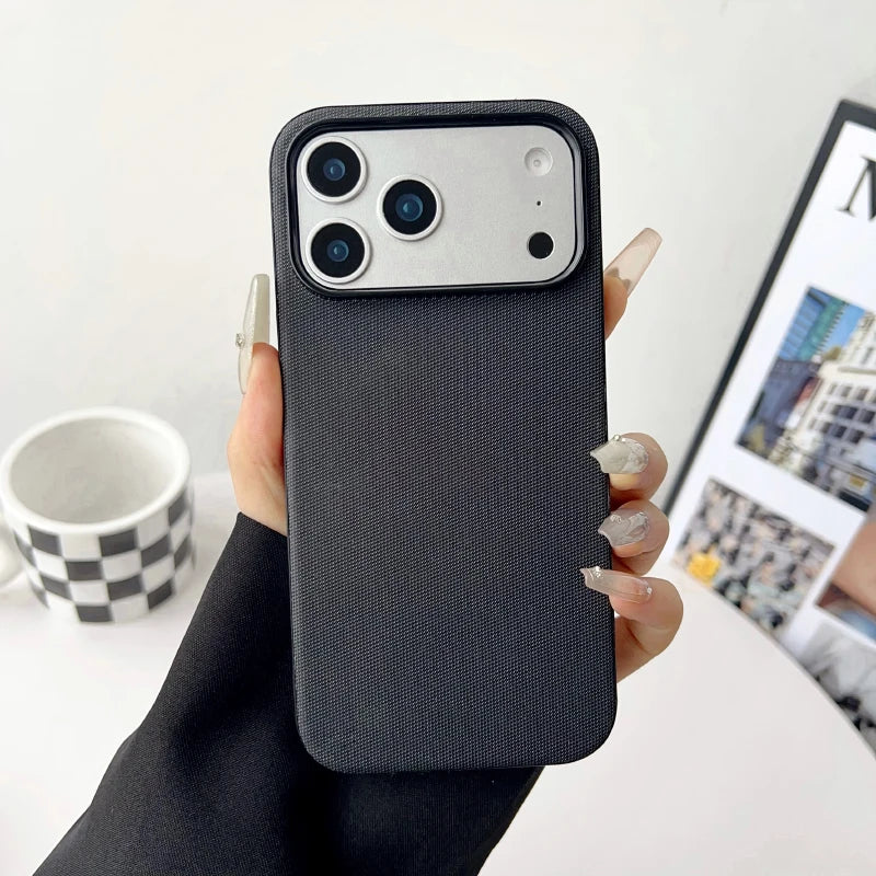 For Apple Techwoven Phone Case For iPhone 17 Pro Max 15 14 13 16 Pro Max For Magsafe Magnetic Wireless Charging Protect Cover