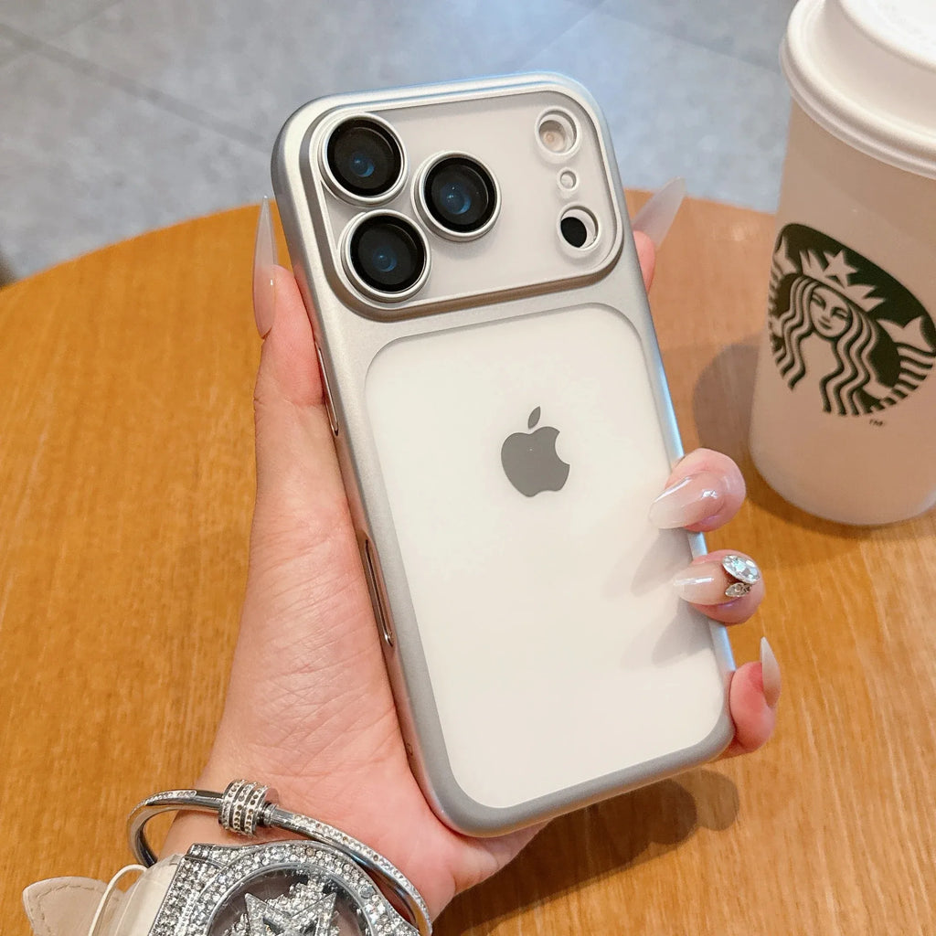 Luxury Ultra Slim Plating Matte Soft Case for iPhone 17 Air 16 15 14 13 12 11 Pro Max Camera Protection Frosted Shockproof Cover