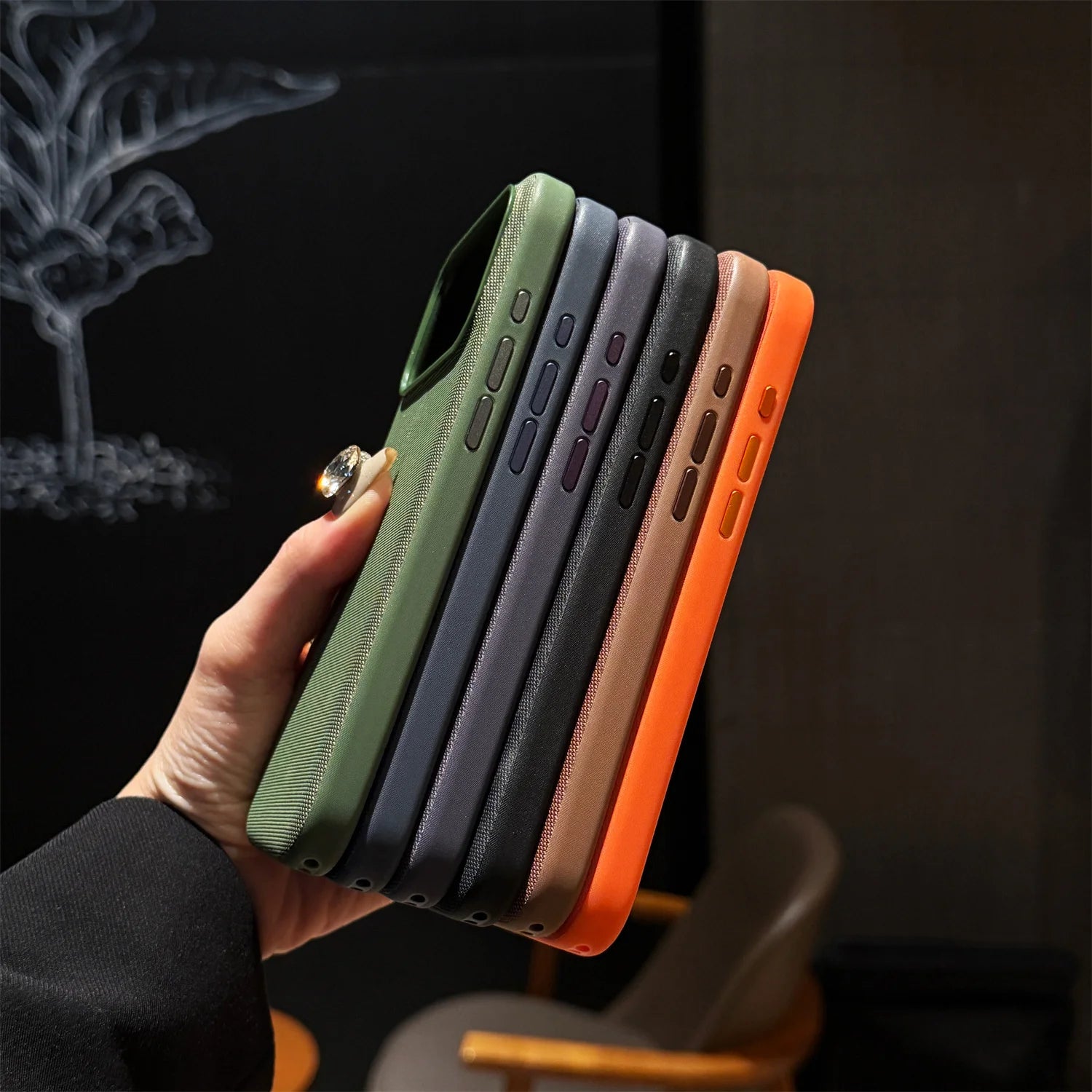 Original Tech Fabric Case For iPhone 17 Air 16 15 14 Plus 13 12 11 Pro Max For MagSafe Magnetic Soft Anti-Slip Shockproof Cover