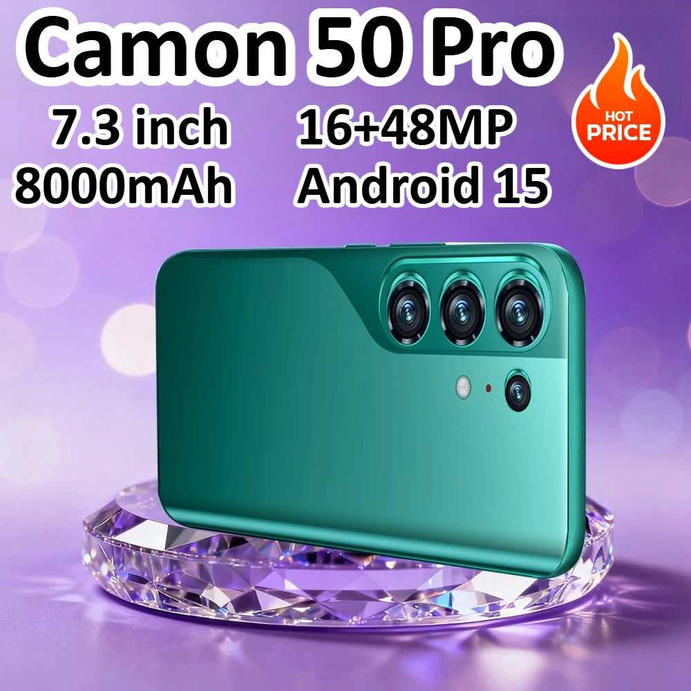 Cheap Mobile Phones Silicone Protective Cover for Camon 50 Pro Smartphone Accessories 7.3HD Cell Phone Case Android 5G Global