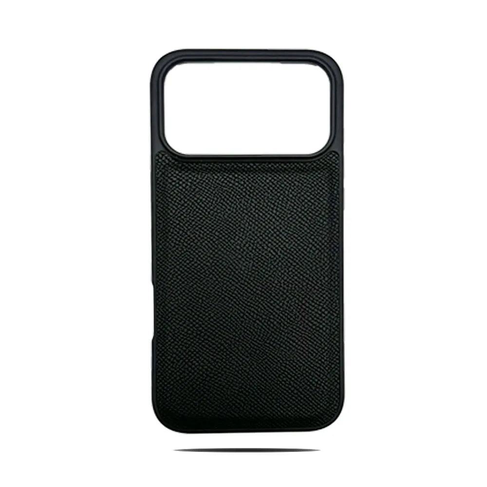Fashion Elegant Epsom Palm Grain PU Leather Cover For iPhone 18/17/16/15 Pro Max Multi Color Slim Shockproof TPU Frame Case