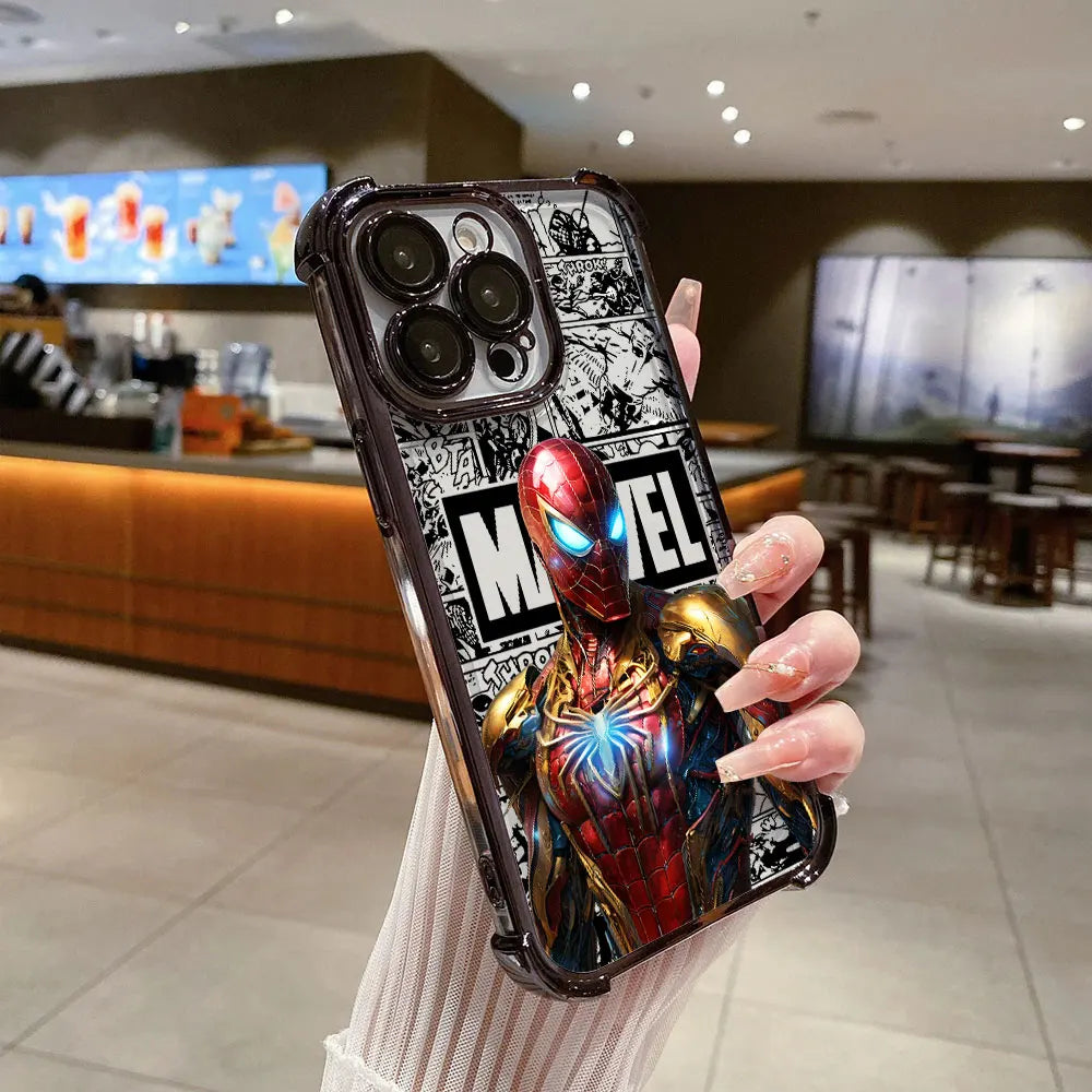 I-IronmanS S-Spidermans Case For Xiaomi 17T Pro 15T 14T 15 14 13 Poco F5 F7 F8 Ultra M7 M8 X5 X6 X7 X8 Pro Max 5G Phone Cover