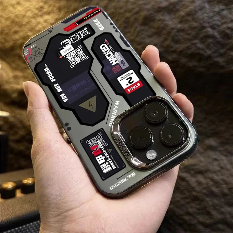 Phone Case for Xiaomi Redmi Note 14 12 11 10 13 Pro Plus 5G 12S 14C 13C 4G Mecha-Style Graffiti Cover Funda Redmi Note 14 Pro 5G