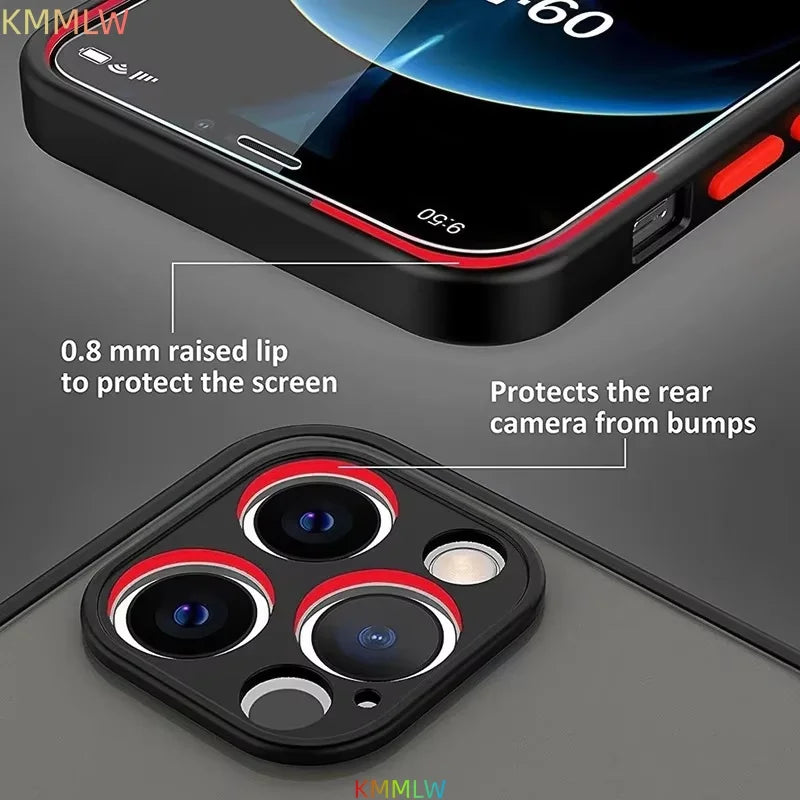 Matte Magnetic Case For iPhone 15 16 17 Pro Max 11 12 13 14 Pro 13mini 16e 14Plus 15Plus 16Plus Air Translucent Cover