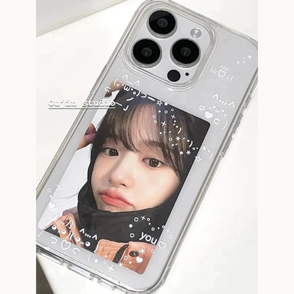 Ins Korean Line Pattern Y2K Phone Case For iPhone 17 16e 16 15 14 13 12 11 Mini Air Pro Max X XR XSMax 7 8 Plus Soft Back Cover