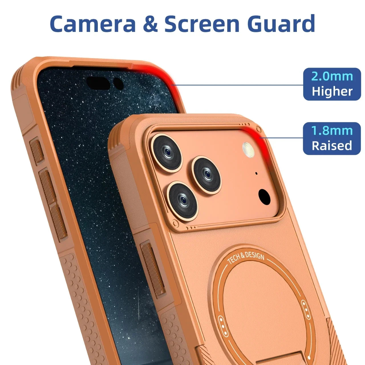Shockproof Stand Holder Function Case for Iphone 17 Pro Max Air Iphone17 16 15 14 Plus 13 12 Pro Iphone16 Iphone15 Iphone14